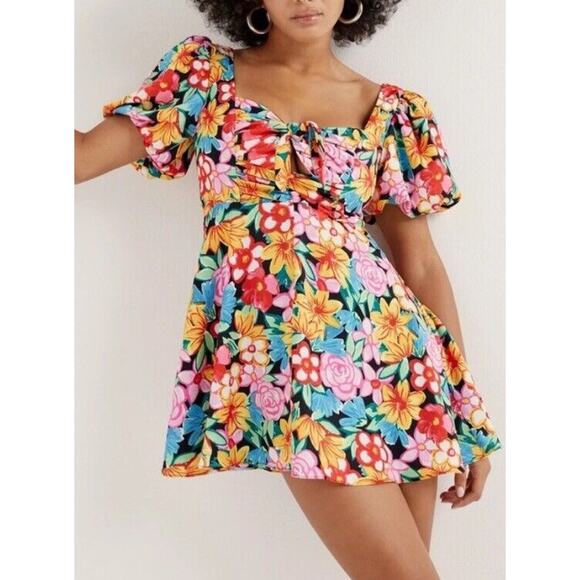 For Love And Lemons Mallory Mini Dress EUC Size Xsmall - Picture 1 of 5